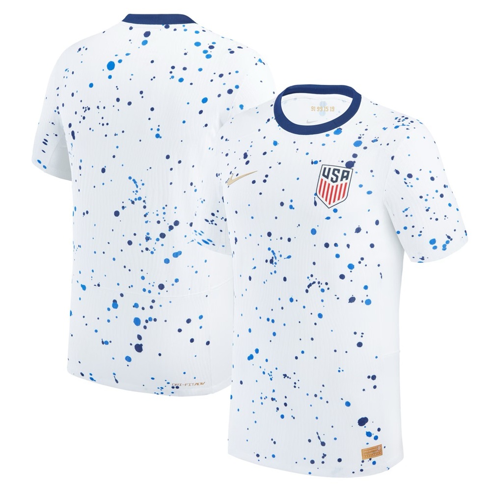 Men's Nike White USMNT 2023 Home Authentic Jersey
